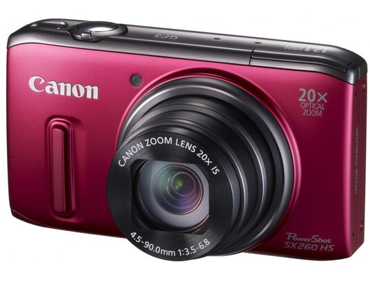 Appareil Photo Numérique CANON Powershot SX260 HS 12,1 MP - Noir, GPS Intégré, Vidéo Full HD, Stabilisateur Intelligent