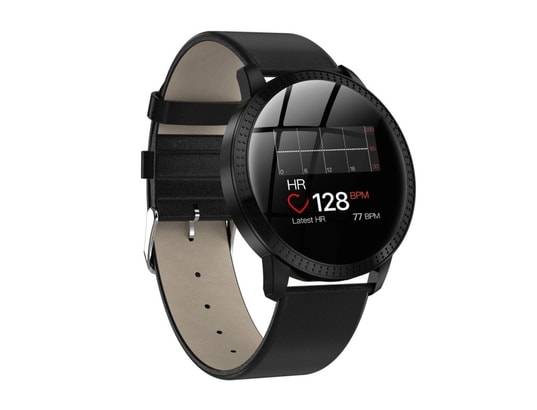 Montre Connectée Femme iOs Android Smartwatch Sport Cardio Traqueur  D'Activité Argent YONIS