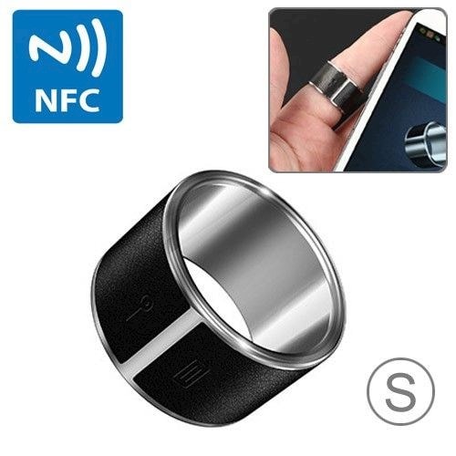 Bague Connectée Technologie Nfc Android Galaring Rfid Noire Waterproof  Acier S - Yonis YONIS Pas Cher 