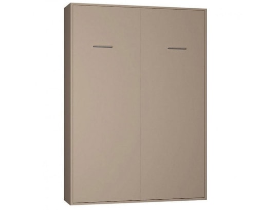 Composition armoire lit escamotable smart-v2 gris mat couchage 140