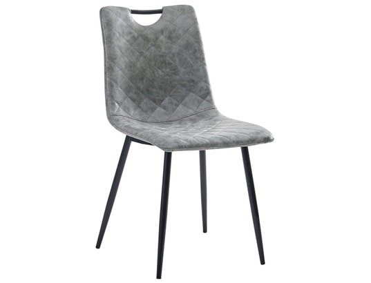 ICAVERNE Icaverne Chaises de cuisine ensemble Chaises de salle à manger 2 pcs Similicuir Gris foncé MA 22CA493ICAV 1GENL ICAVERNE Icaverne Chaises de cuisine ensemble Chaises de salle à manger 2 pcs Similicuir Gris foncé MA 22CA493ICAV 1GENL