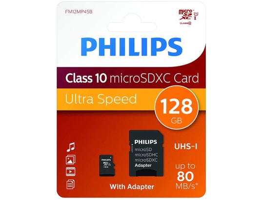 Carte mémoire MicroSD 128 Go