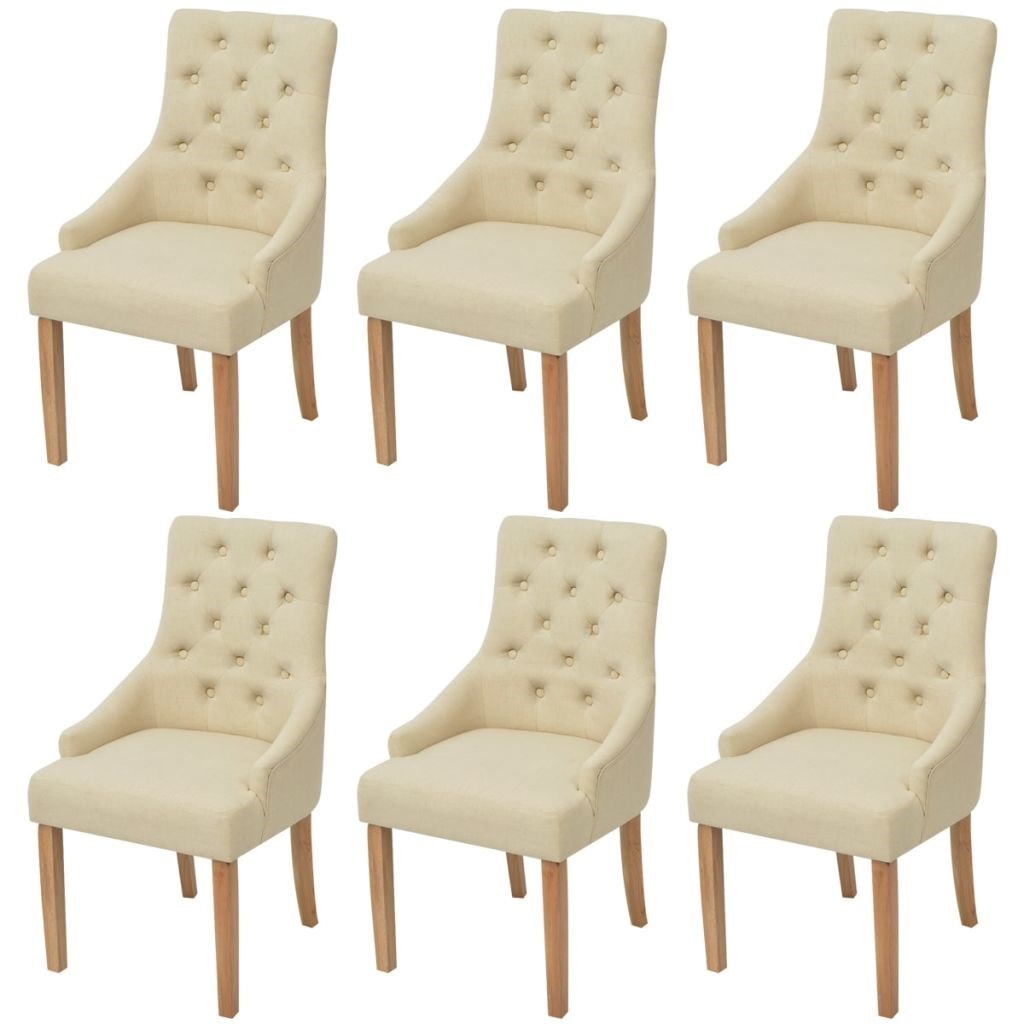 Contemporain Fauteuils ensemble Ottawa Chaises de salle à manger 6 pcs