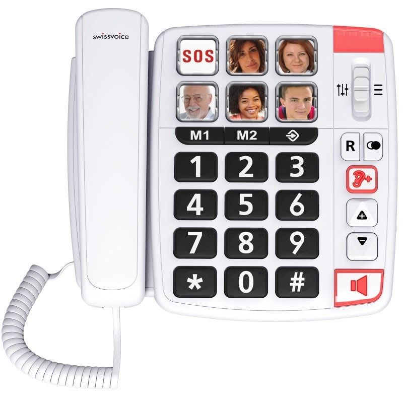 Téléphone fixe filaire Senior - Swissvoice Xtra 1110 SWISSVOICE