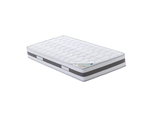 Matelas ferme + alèse 90x200 x 15 cm + oreiller visco - 5 zones de