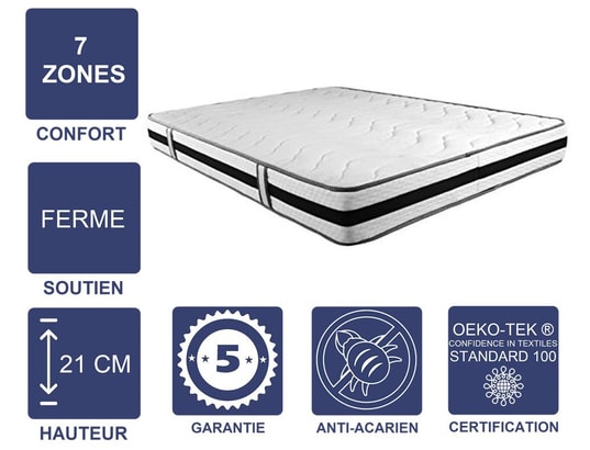 Protège Matelas Bébé 70 x 140 cm Hauteur 6cm,100% coton, Alèse