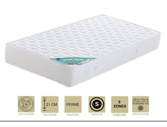 Matelas Mousse 120x190 X 23 Cm + Oreiller Visco - Toute l'offre matelas BUT