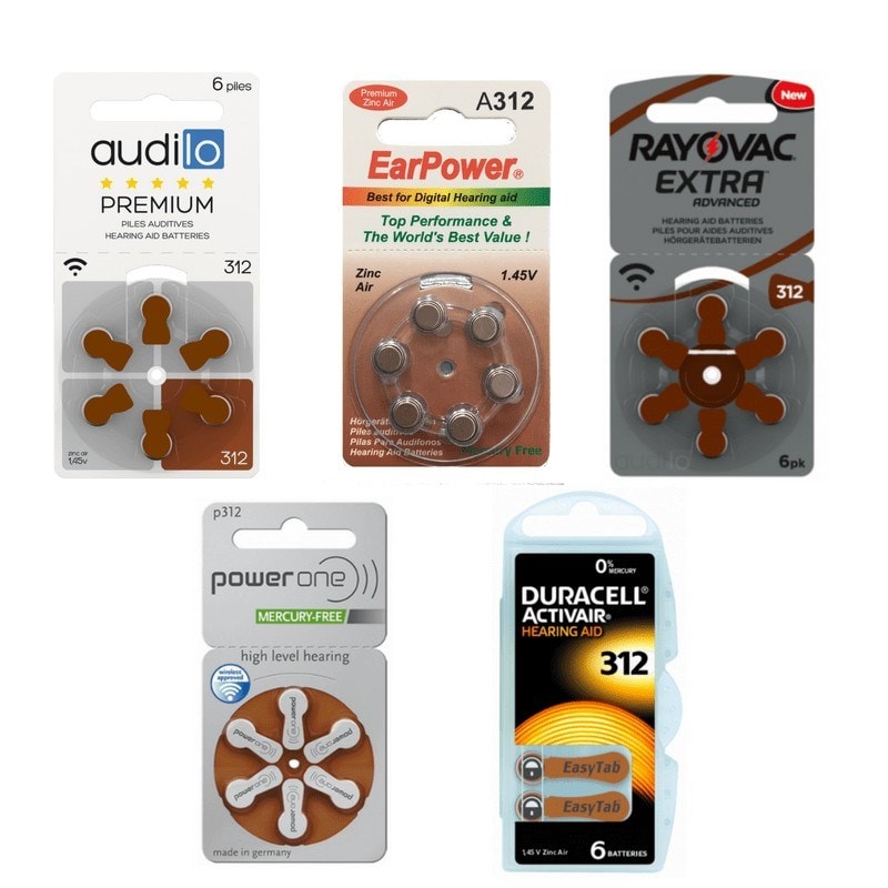 Pack d'Essai Piles Auditives 312 AUDILO