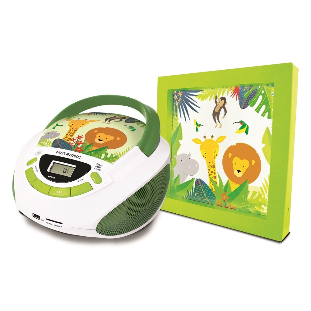 Lecteur CD MP3 Jungle enfant avec port USB