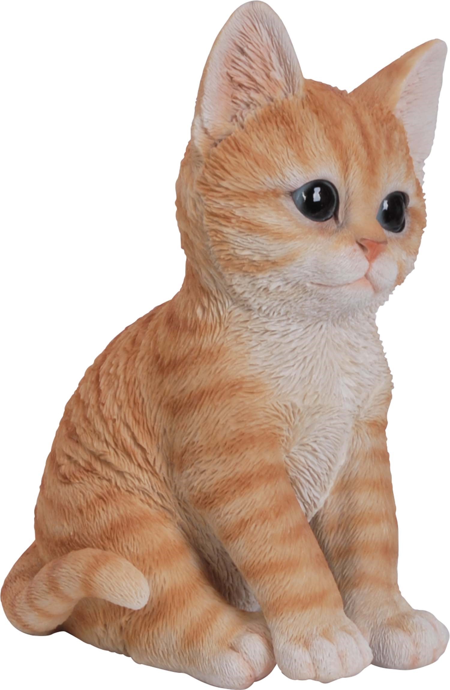 VIVID ARTS - Bébé chat roux en résine 14 cm