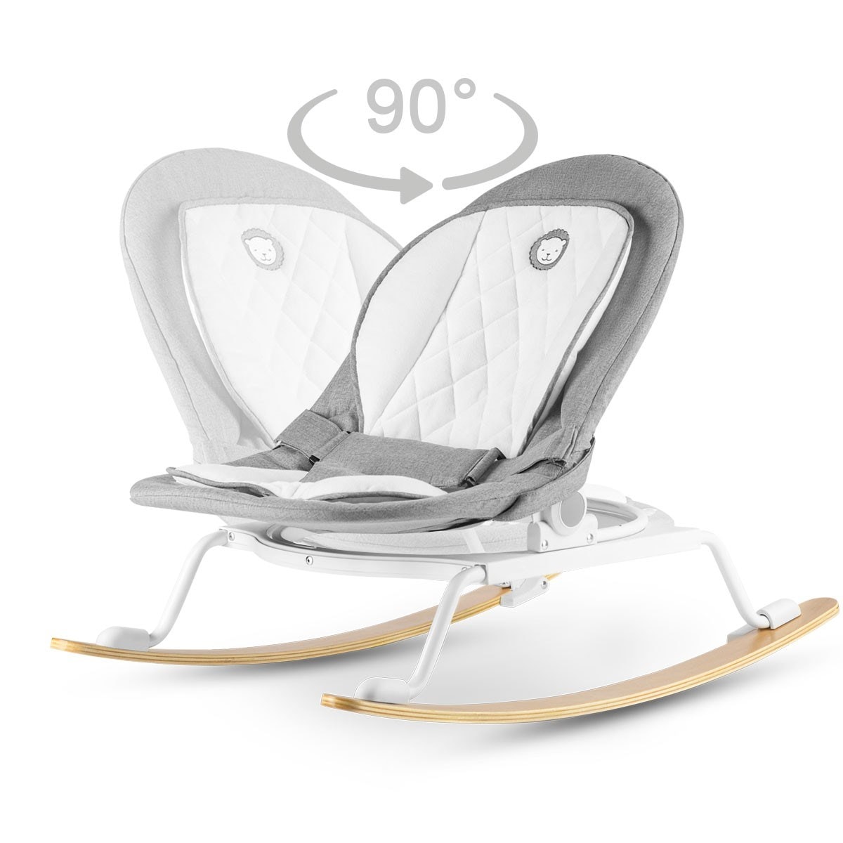 Transat Bébé Lionelo June Air | Pliable Et Léger | Maillage Aéré | Jusqu'à 9kg