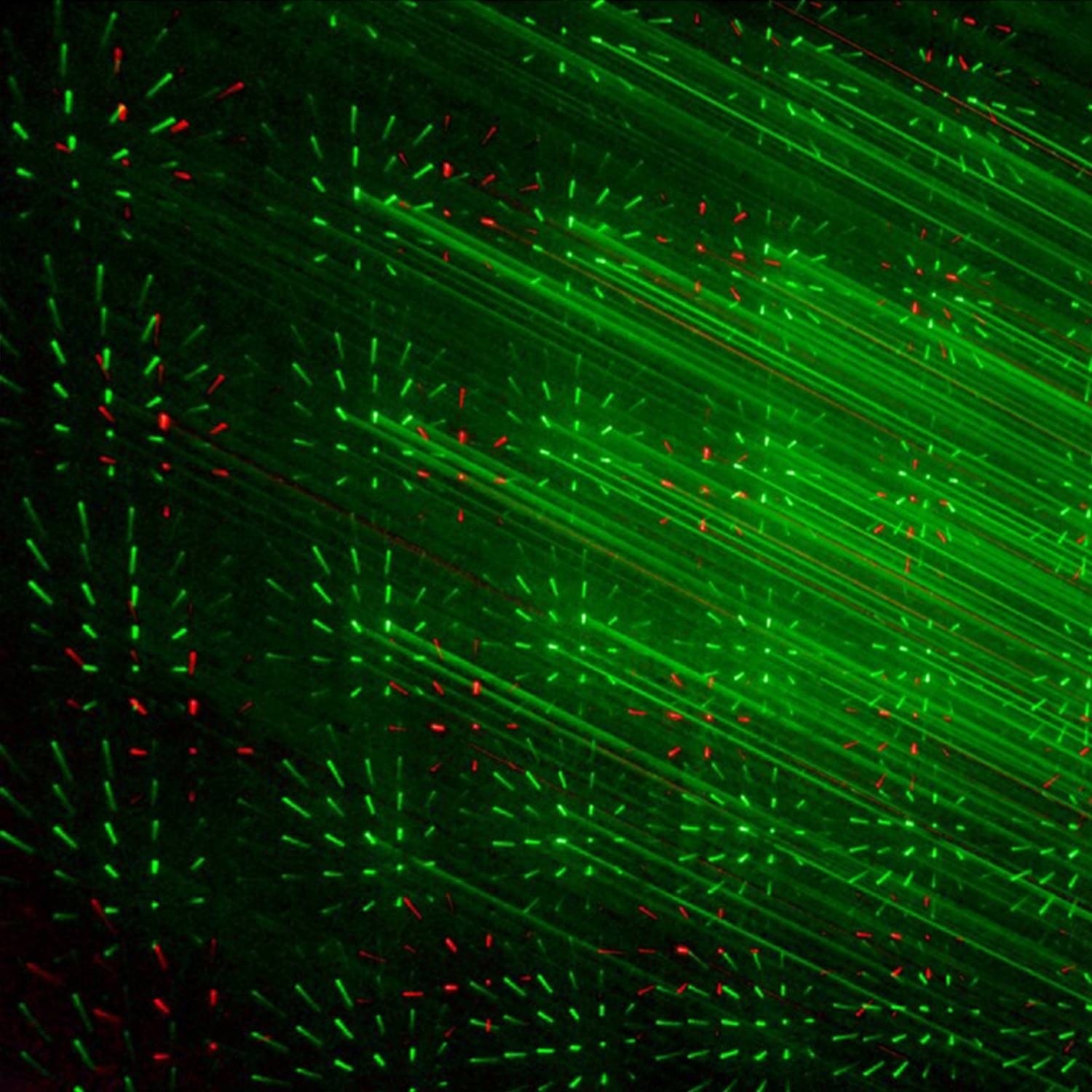 Lasers d'extérieur Décoration Noël éclairage Projecteurs Rayons Rouge et Vert IP65 effet ciel 