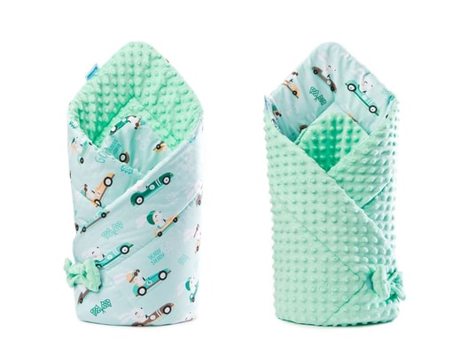 Minky Nid D Ange Couverture D Emmaillotage Multiusage Turquoise Sensillo Pas Cher Ubaldi Com