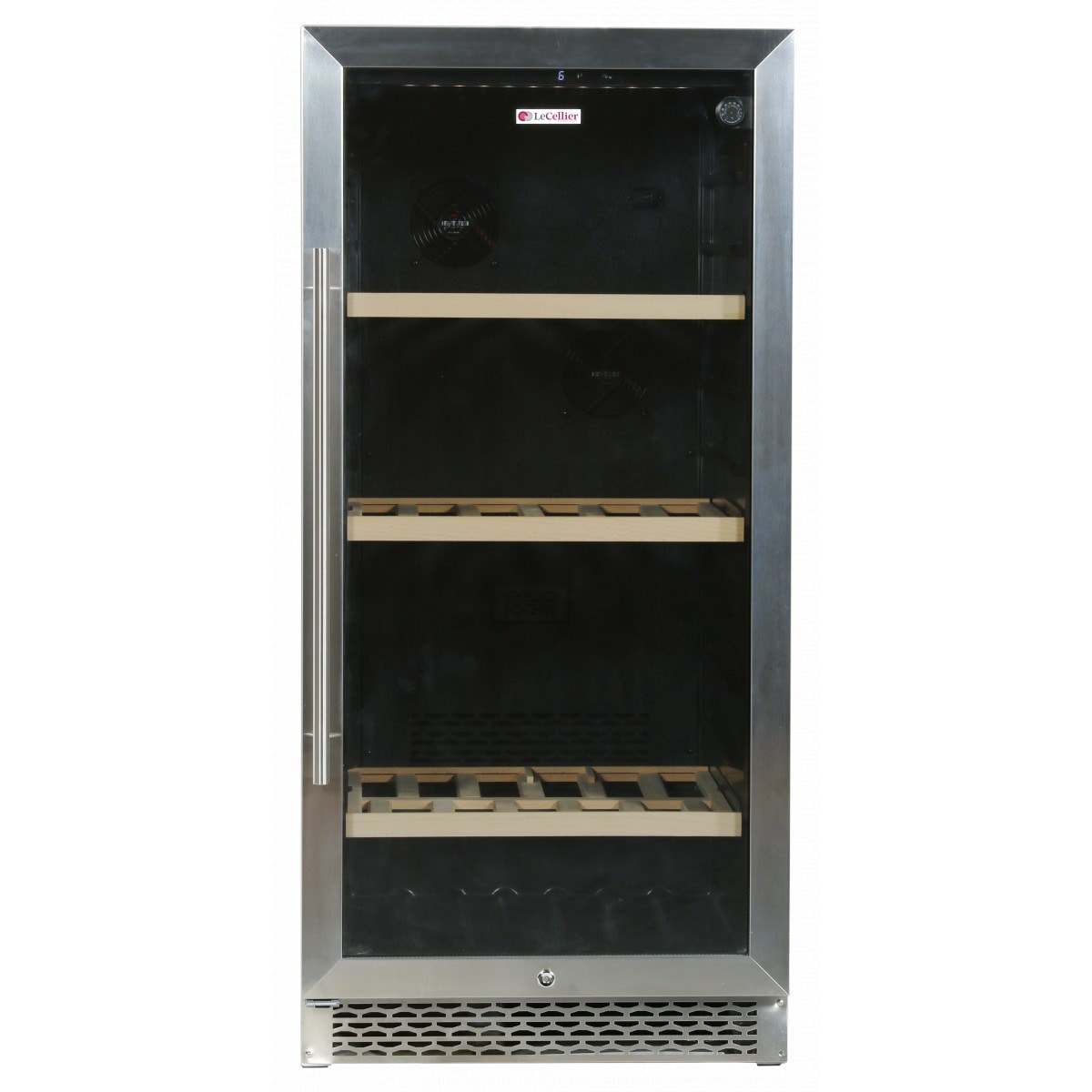 Cave à vin vieillissement Le Cellier LCV156PVI 156 bouteilles inox