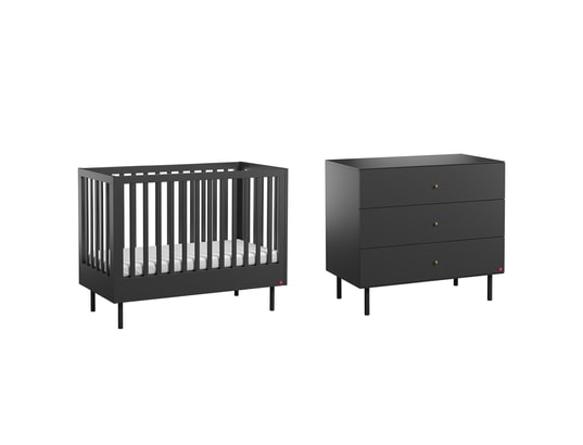 Lit Bebe 60x1 Et Commode A Langer Cute Gris Meubles Vox Ma 16ca187litb 706aw Pas Cher Ubaldi Com