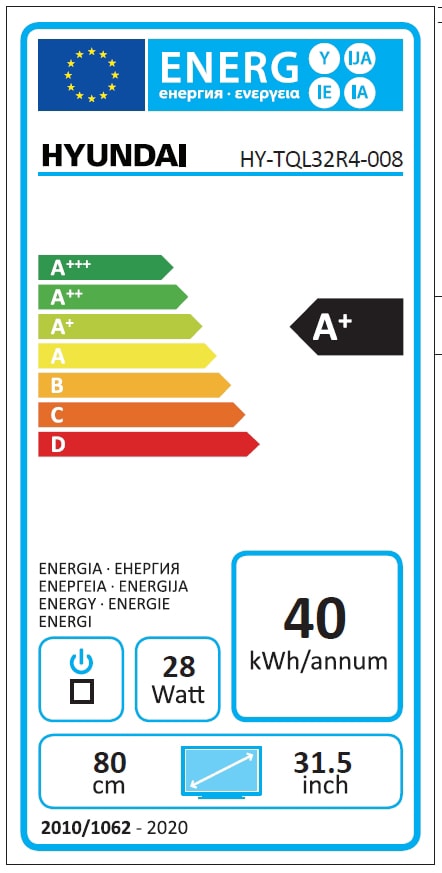 HYUNDAI HY-TQL32R4-015 - TV - LDLC