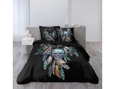 240 x 220 cm Imprime 57 Fils Allover inkala Ligne Douceur CDaffaires So Parure 3 p