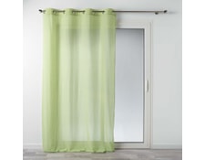 Rouge 90x60 cm Douceur dInt/érieur Anya Paire Droite Passants Voile Brode Anya Polyester