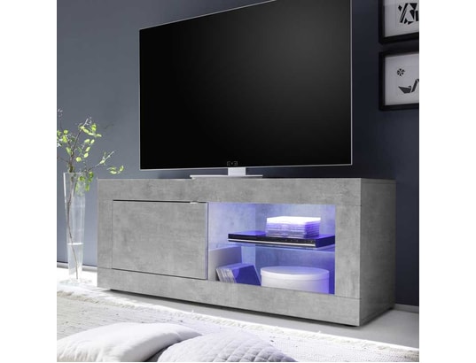 meuble tele beton cire