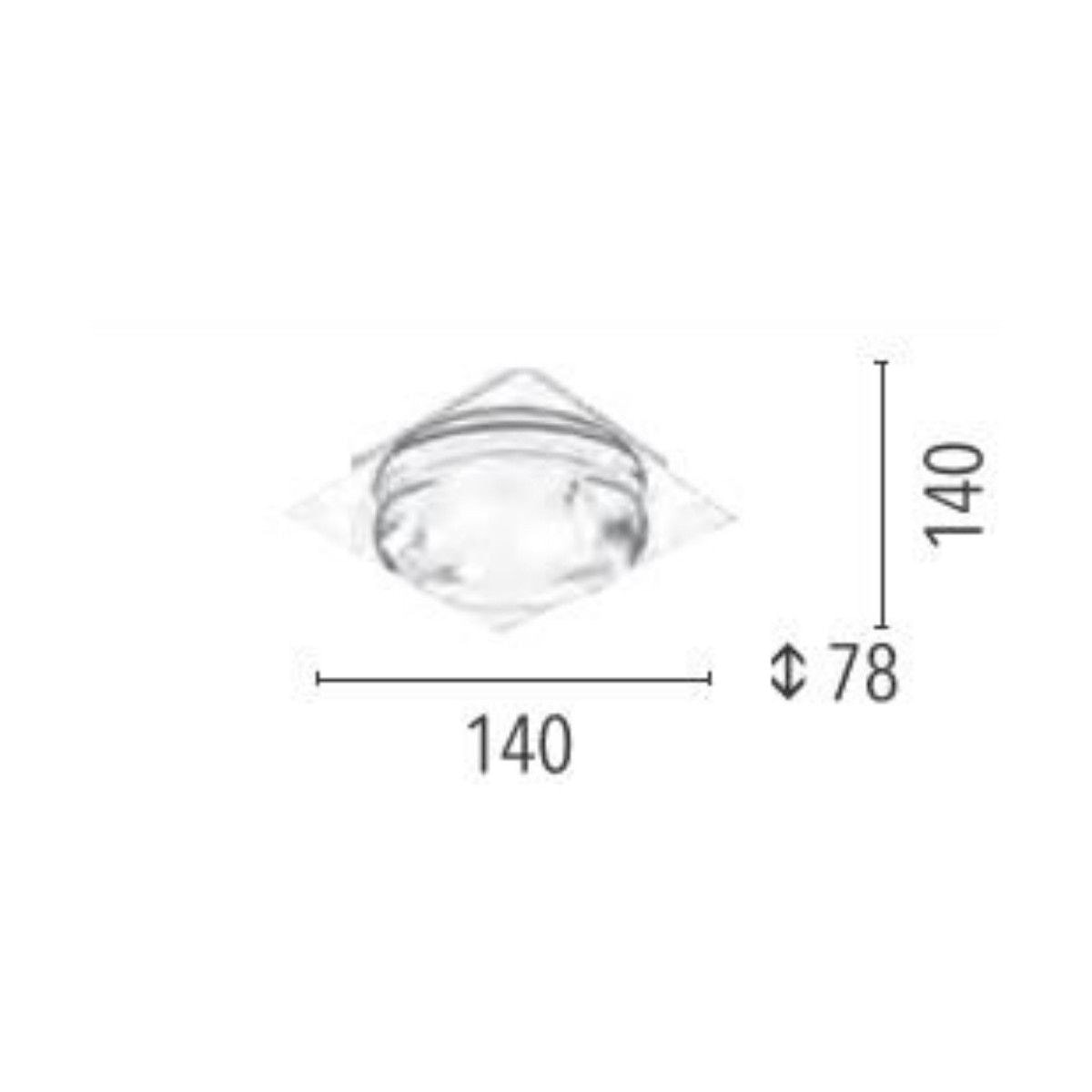 Applique Chrome Primo, LED Inclue 1x 5W , IP20, 230V AC, Classe I SPOTLIGHT