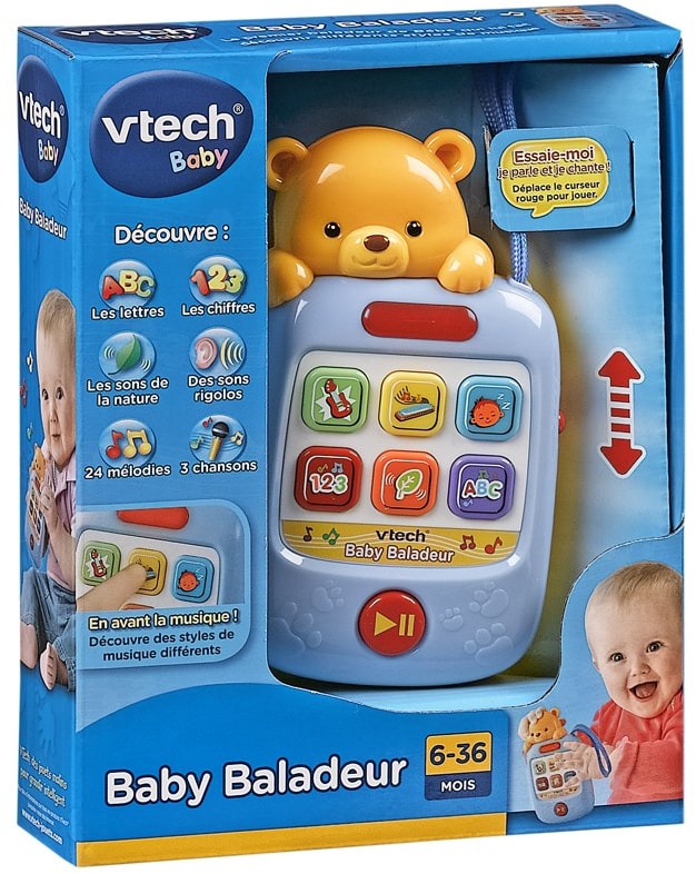Eveil musical VTECH Baby Baladeur - 118005 Pas Cher 