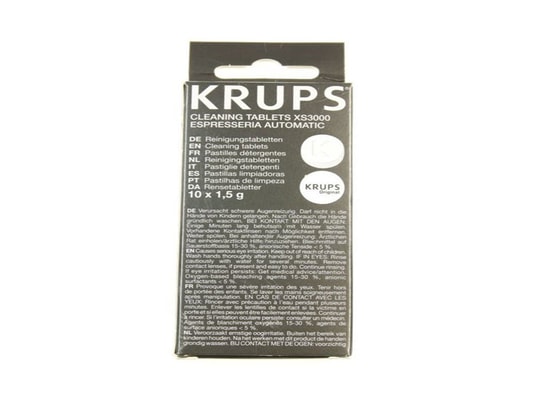 Krups - Pastilles détergentes (x10 1,5 g) pour machine à café