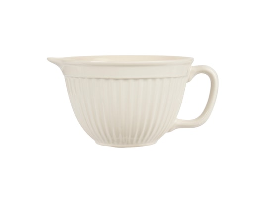Bol Mélangeur Universel Keeeper 3,5 L Avec Bec Verseur - Crème - Ø 28 Cm - Pratique Pour Maison Et Camping