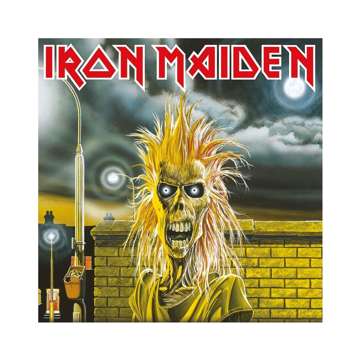 Iron Maiden - Tableau toile encadré First Album 40 x 40 cm PYRAMID