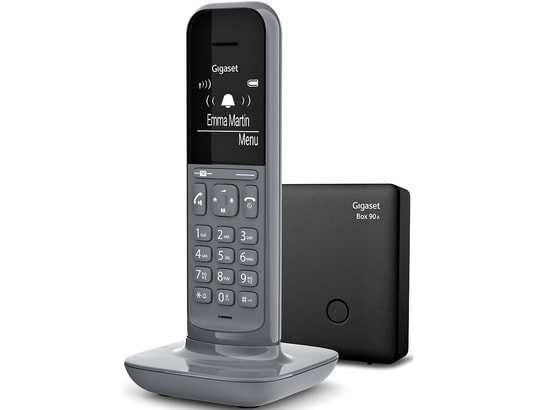 Téléphone sans fil SIEMENS GIGASET CL390A DARK GREY avec répondeur Pas Cher  
