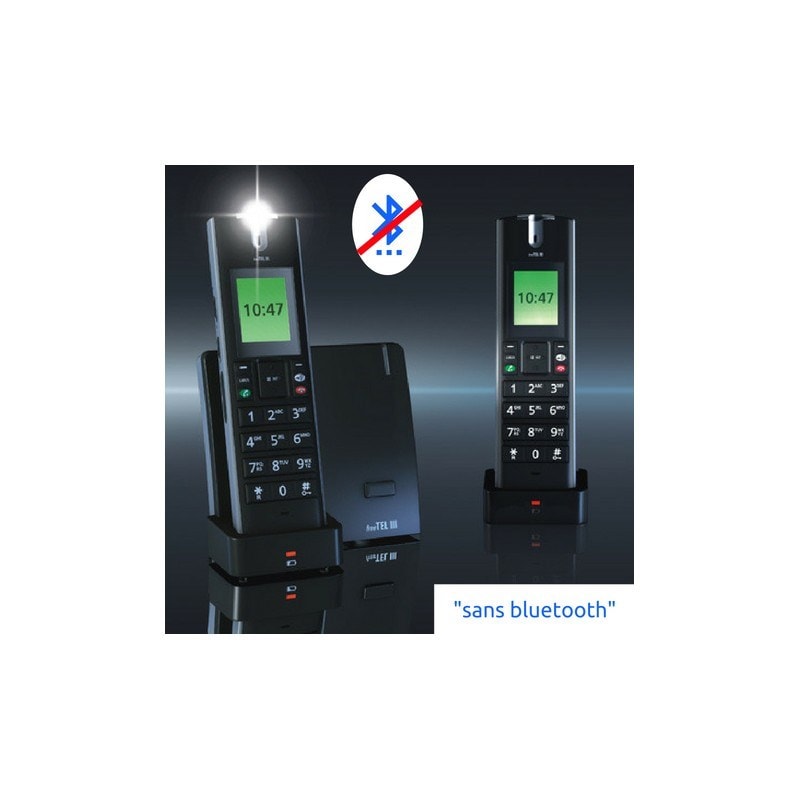 FreeTEL III : Téléphone Senior Amplifié +40 décibels