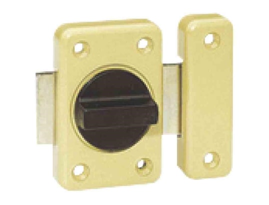 Verrou de Porte Automatique Verni 40 mm Bouton Tournant NEUF
