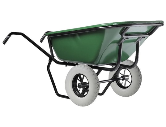 Brouette Haemmerlin Expert 100L Galvanisée - Roue Increvable 400mm | Charge Utile 250 Kg | Caisse Acier 1,2mm
