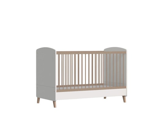 Lit Bebe Evolutif Kombu Blanc Et Bois 70x140 Cm Akiten Retail Ma 14ca187litb 6cbkb Pas Cher Ubaldi Com