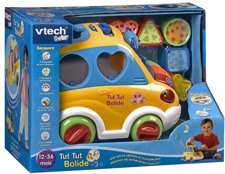 Vtech Baby - Jouet interactif pour bébé Vtech Baby Tourni Pomme Des Formes  - Jouets à empiler - Rue du Commerce