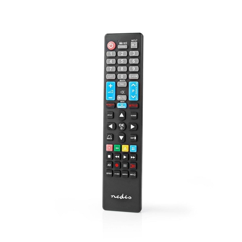 Télécommande tv universelle de remplacement compatible NEDIS TVRC41LGBK