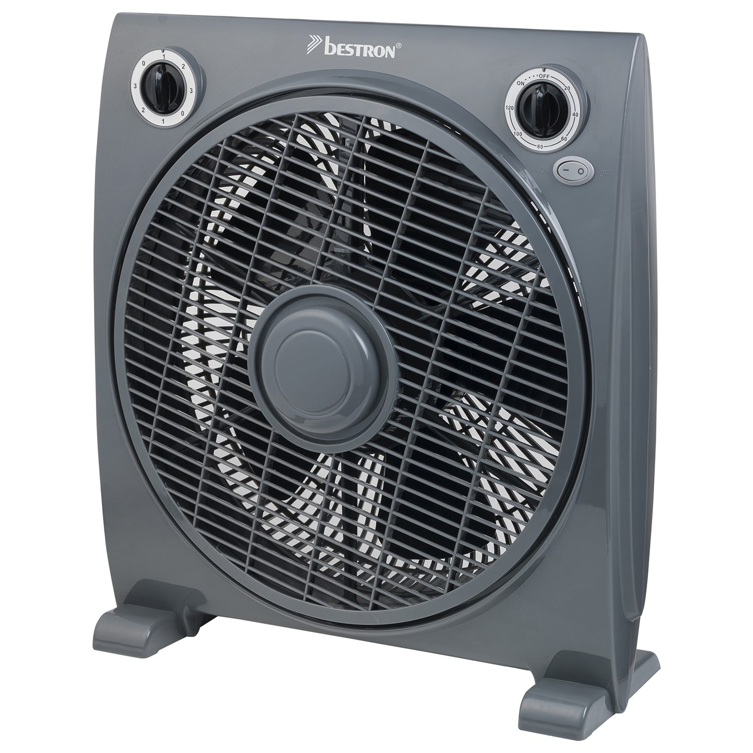 Bestron Ventilateur De Sol Au Style Rétro, Souffleur Avec 3