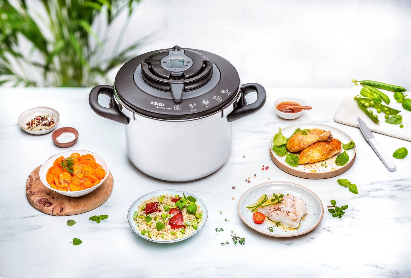 NUTRICOOK®+ Cocotte-minute® 8L inox induction