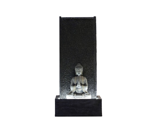 Grande Fontaine Mur Bouddha Avec Eclairage Led Pour Jardin Ou Terrasse Zen Light Scfrgmb Murbouddha Pas Cher Ubaldi Com