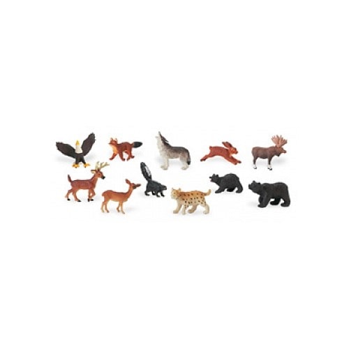 Figurines Animaux de la ferme bébés SAFARI - Tube de 12 - Jouet pour  enfants intérieur