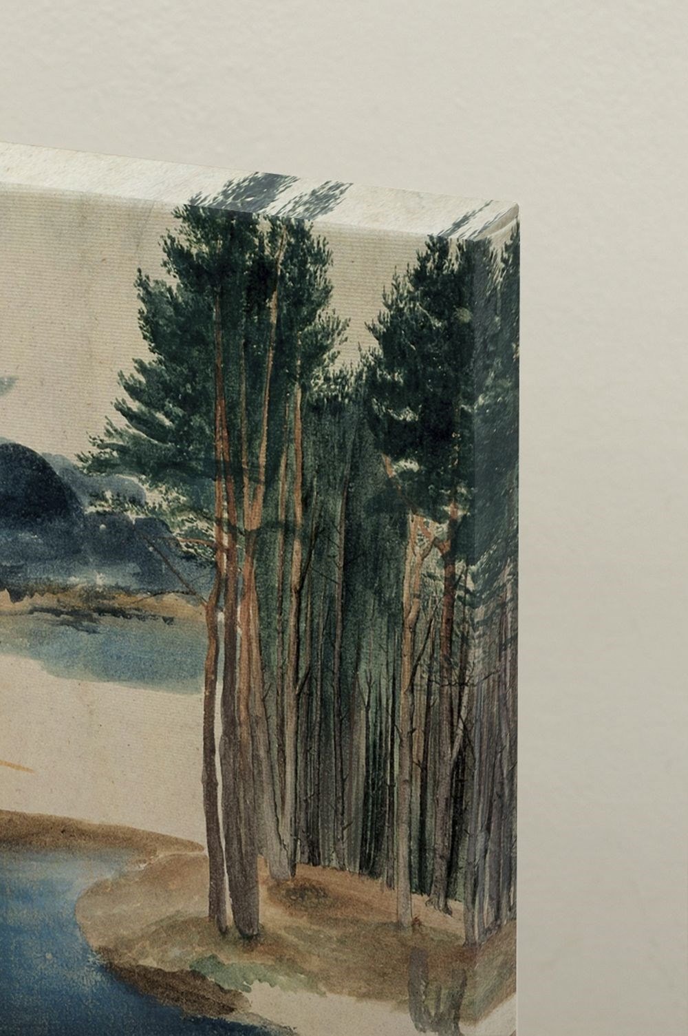 April Cottage - Impression sur toile merveilleuse