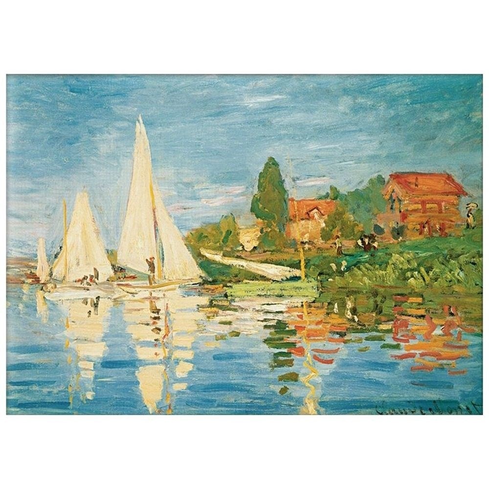 Tableau, impression sur toile régates à argenteuil