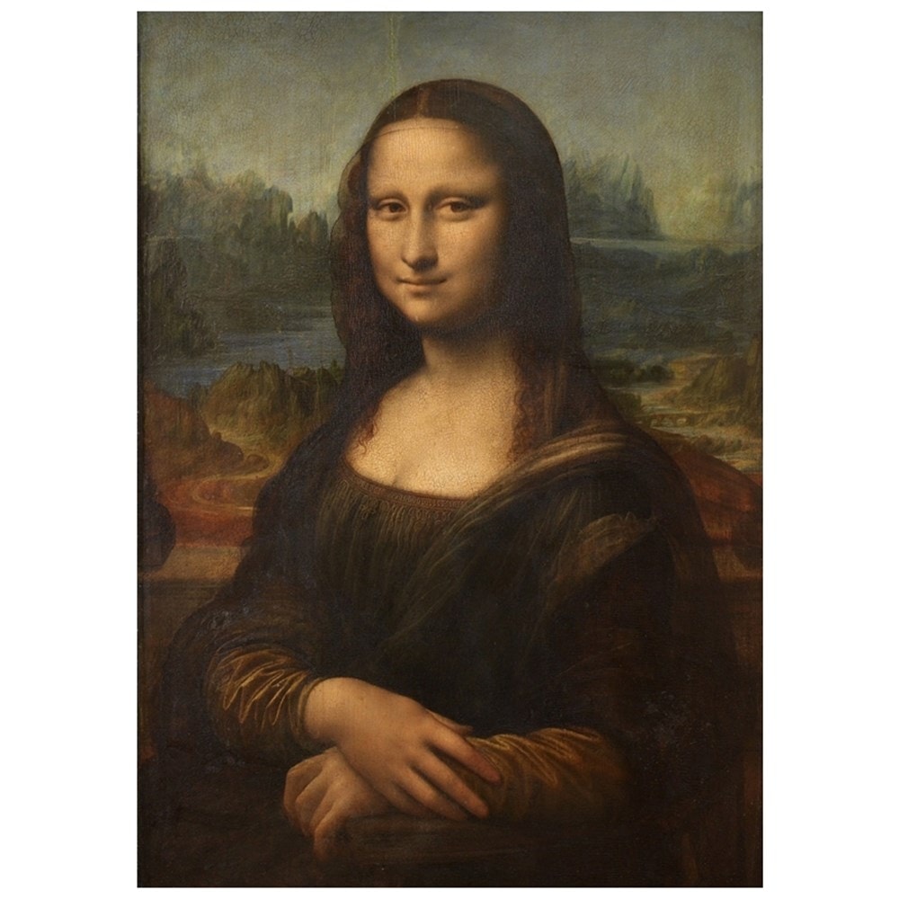 Le Tableau Le Plus Cher Du Monde La Joconde Tableau, impression sur toile - la joconde leonardo da vinci - cm