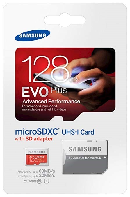 Samsung carte mémoire micro-sd 128 go evo+ SAMSUNG Pas Cher 
