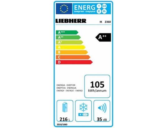 Réfrigérateur encastrable 1 porte LIEBHERR IK2360-20 Pas Cher 