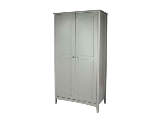 Armoire 2 Portes En Bois Massif Gris Doux Ar123 Terre De Nuit Ma 69ca194armo Pb8hs Pas Cher Ubaldi Com