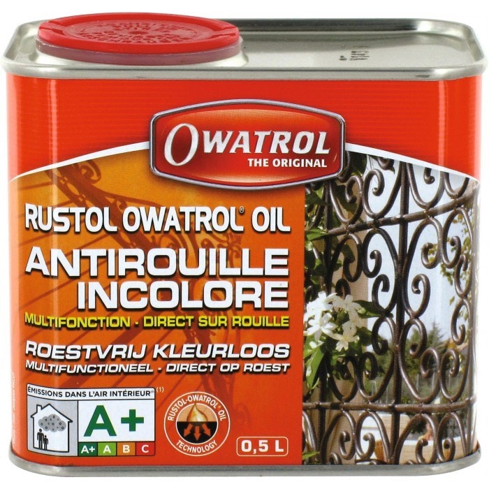 Anti-rouille extérieur Rustol Owatrol incolore 500ml