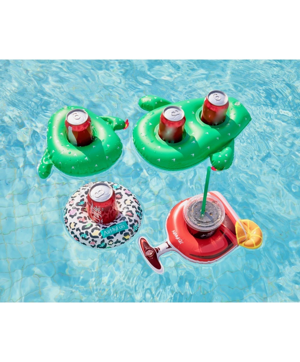 Porte boisson gonfable pour piscine ou plage, flotteur, accessoire