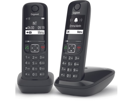 Téléphone fixe filaire de maxcom mm 29d hs - carte sim - Maxcom - Noir - La  Poste Pro