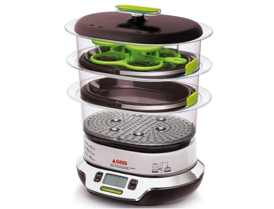 Cocotte minute SEB Clipso One 8L + balance culinaire Optiss Pas
