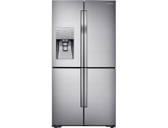 Réfrigérateur multi portes 564 L Total No Frost verre blanc
